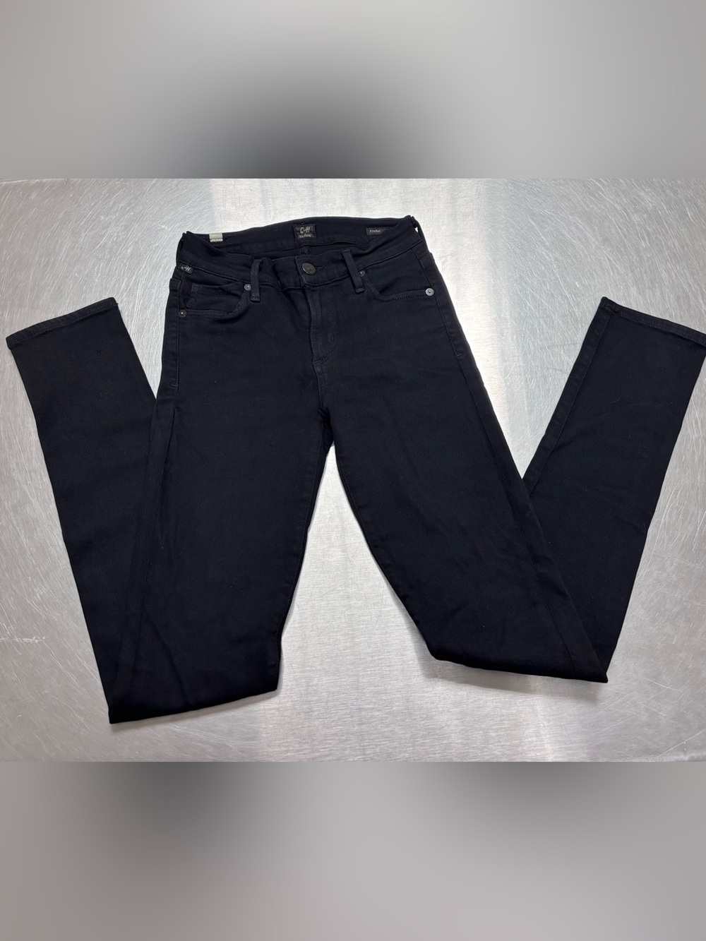 Citizens of Humanity Avedon Skinny Jeans Women’s Size 25 Black Stretch Denim